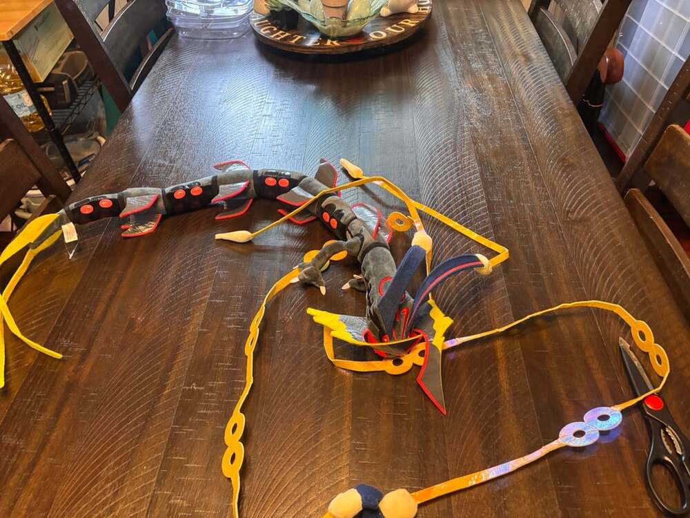 Pokemon Center Shiny Mega Rayquaza Poké Plush 45 in